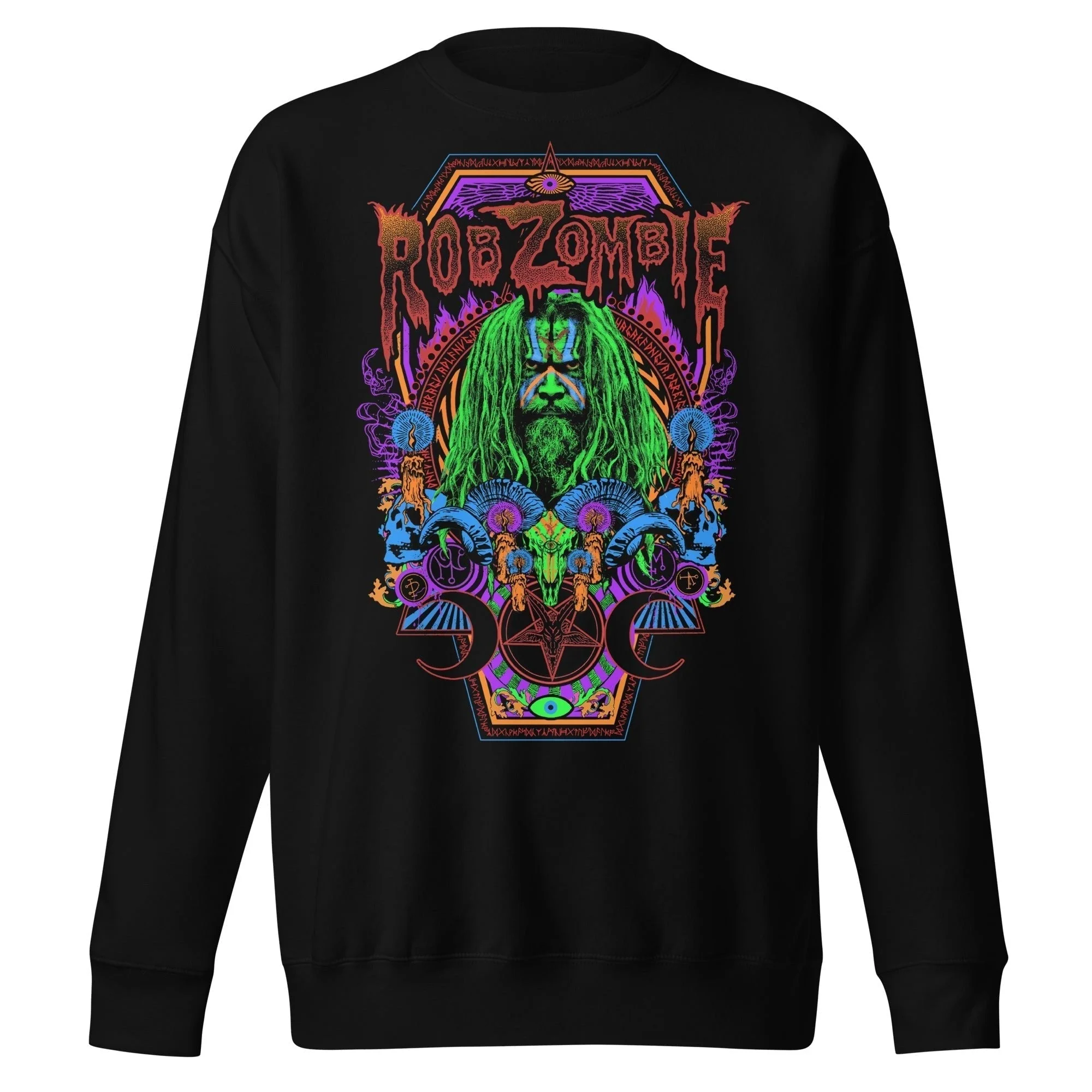 Rob Zombie - Psychedelic Jumbo Print Sweatshirt