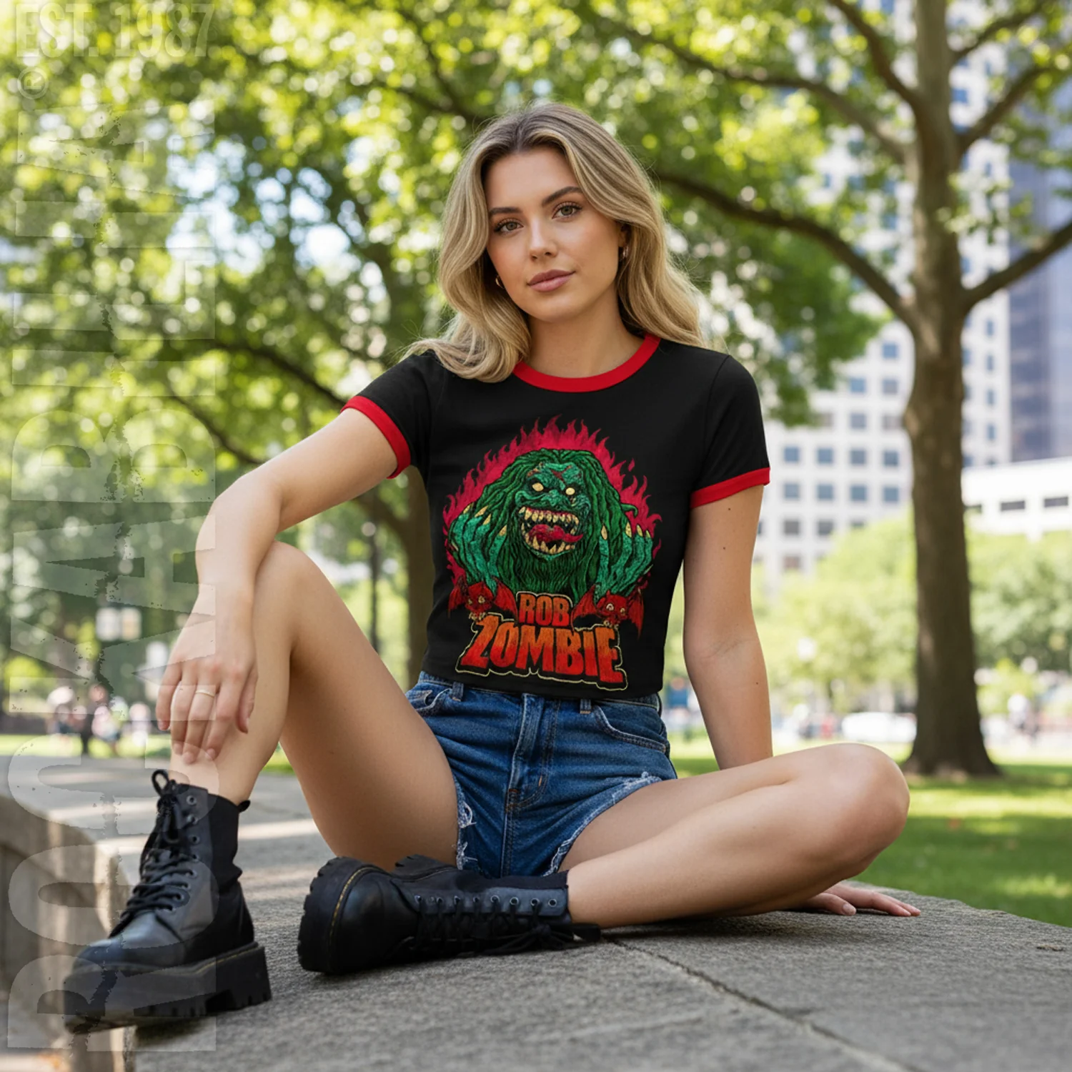 Superbeast by Puis Calzada Baby Ringer (Rockabilia Exclusive) Junior Top - Image 3
