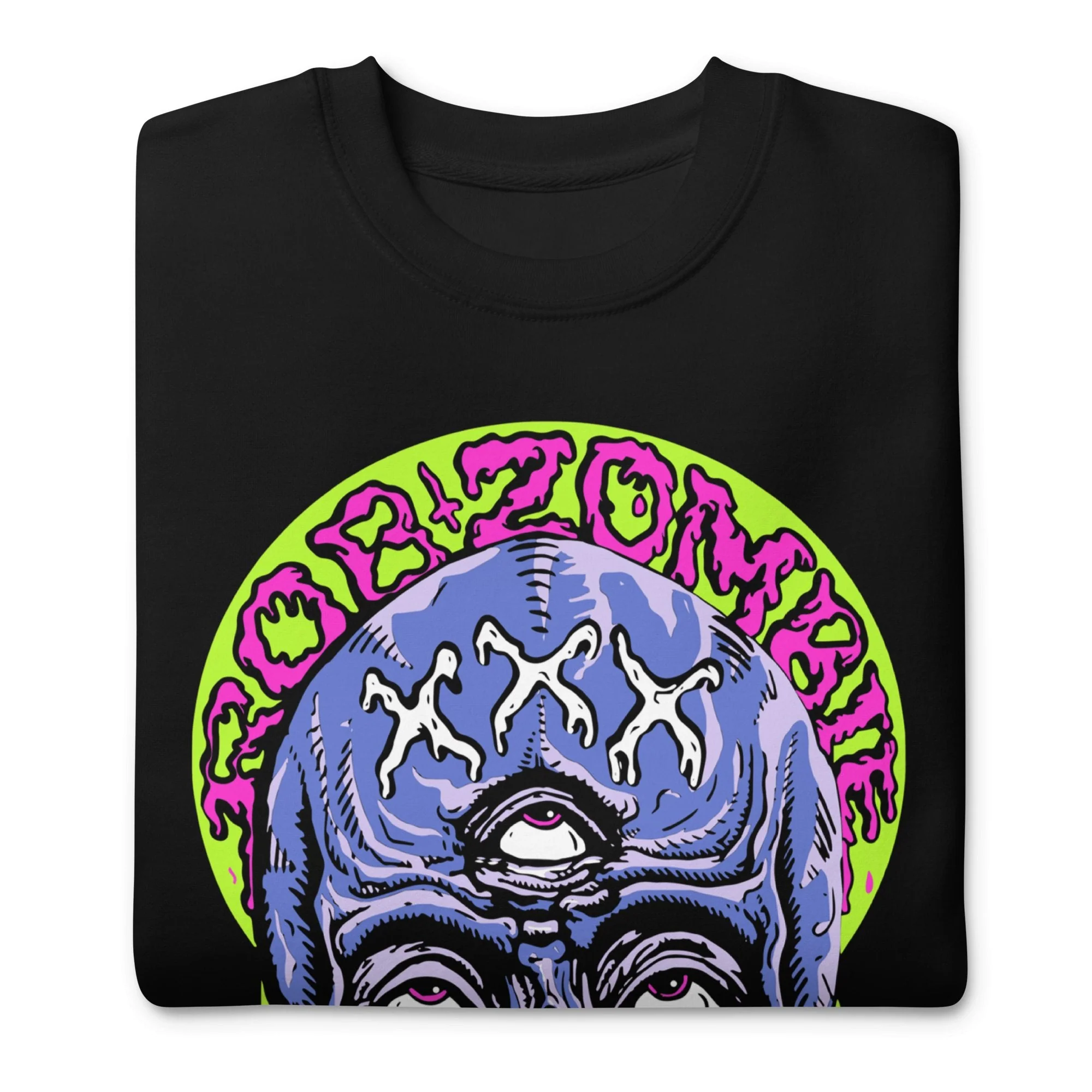 Rob Zombie - Triple Eye Jumbo Print Sweatshirt - Image 3