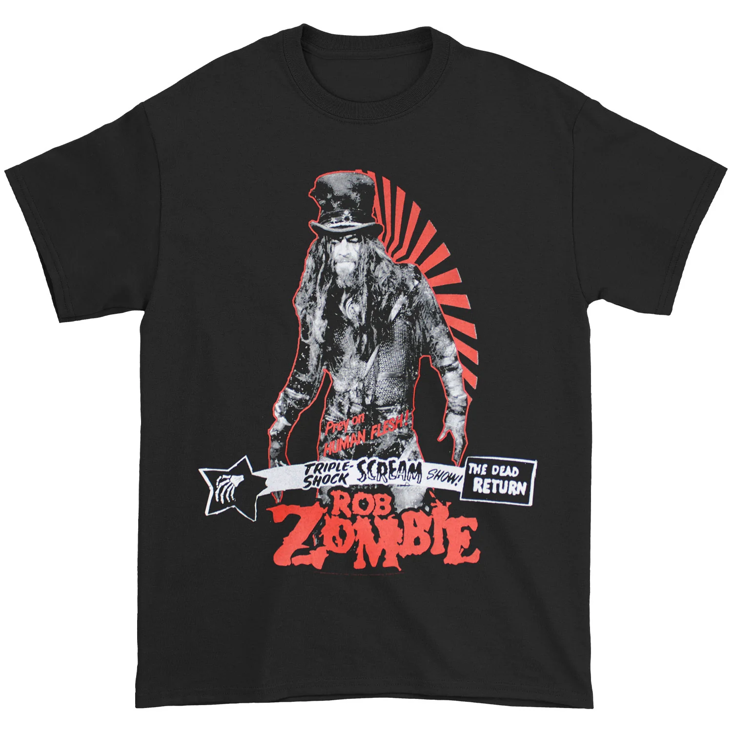 Triple-Shock Scream Show! The Dead Return T-shirt