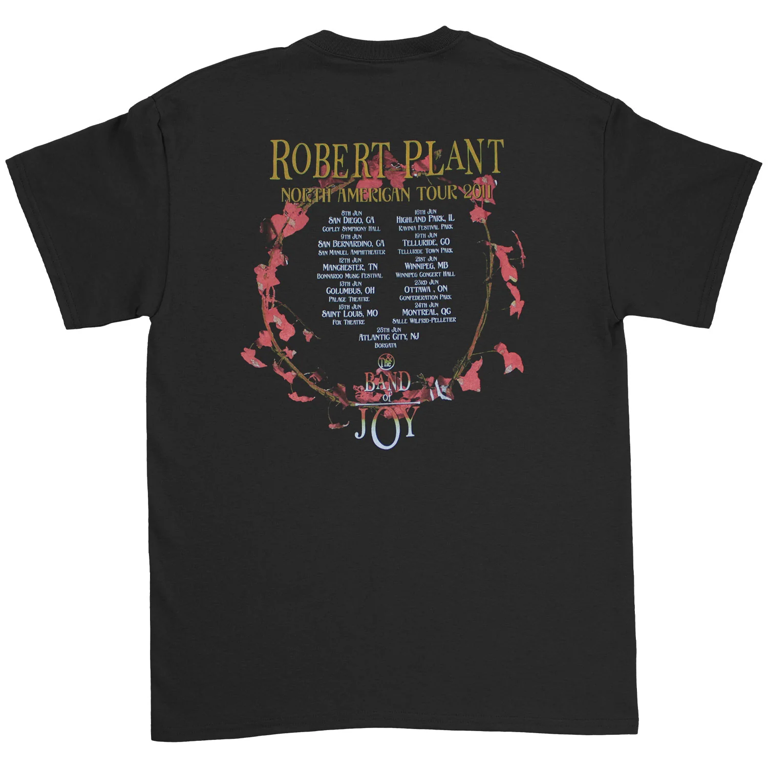 North American Tour 2011 Slim Fit T-shirt - Image 2