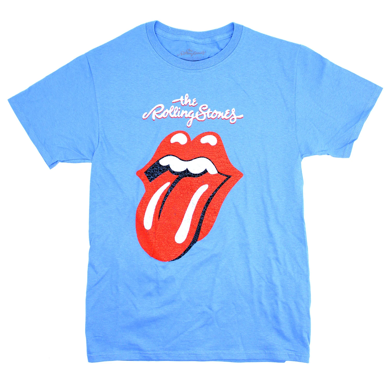 Cracked Logo & Tongue on Slate Blue Tee T-shirt