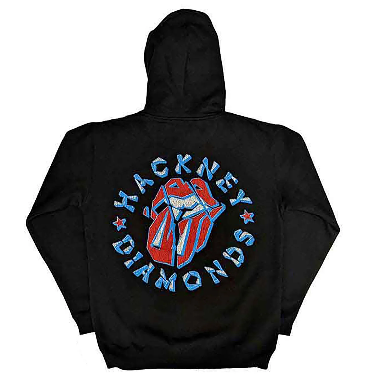 Hackney Diamonds Stars Zippered Hooded Sweatshirt - Image 2