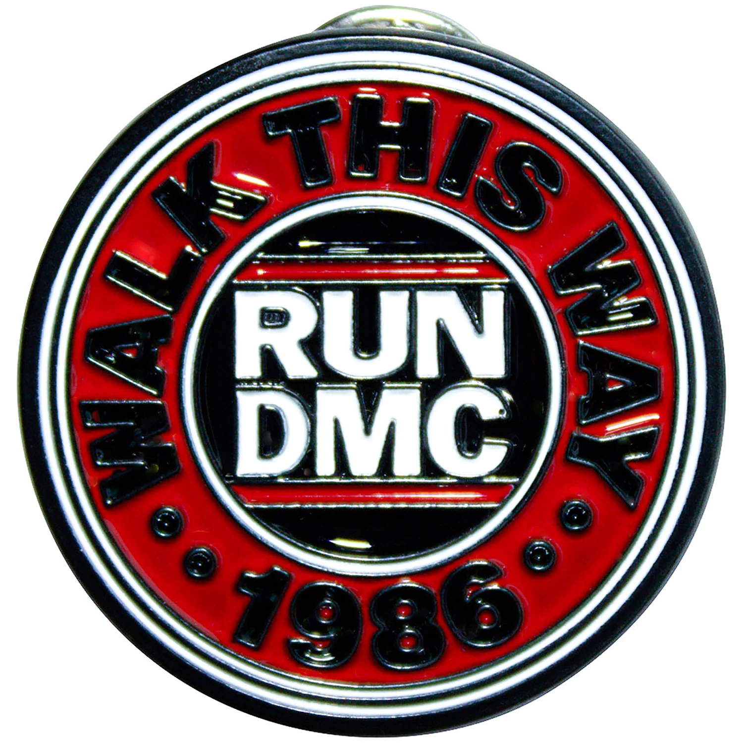 Walk This Way Pewter Pin Badge