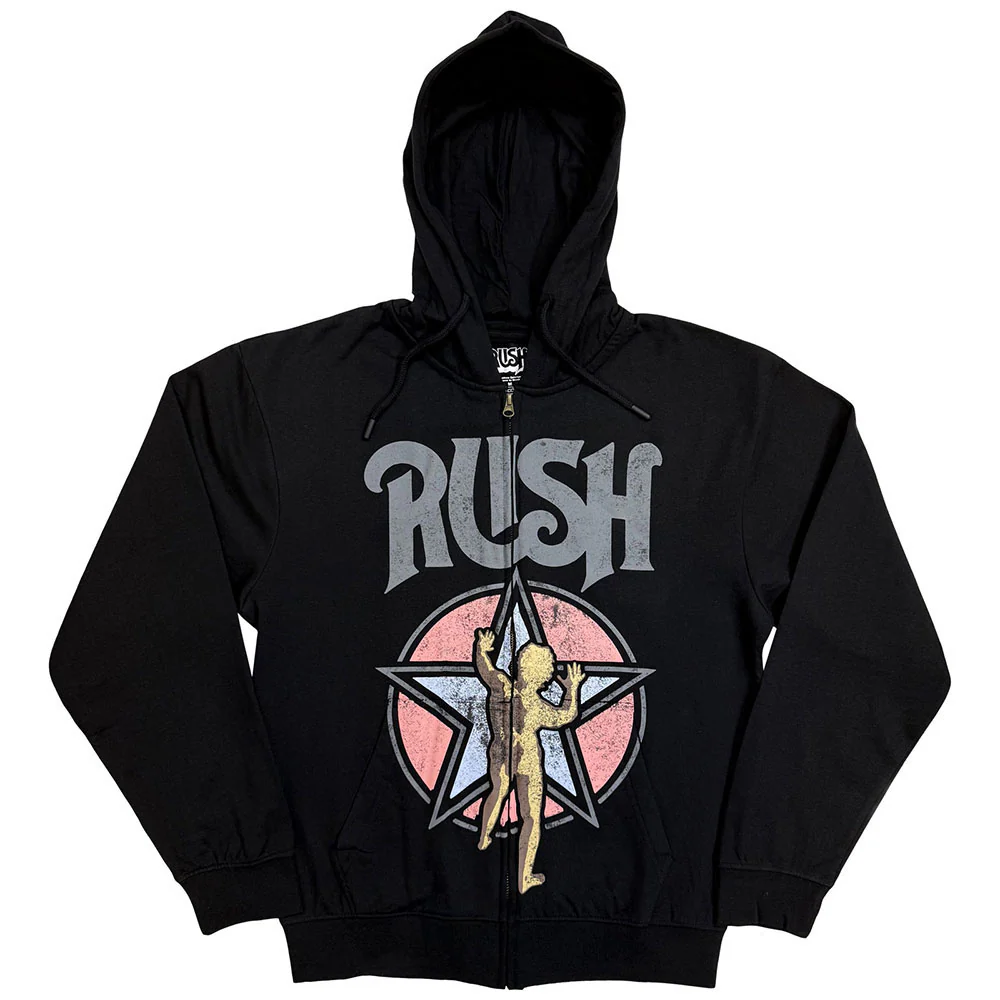 Starman Zippered Hooded Sweatshirt