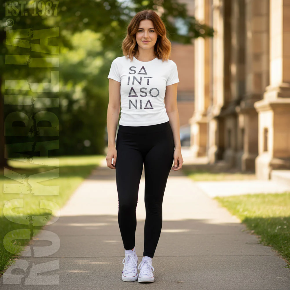 Stacked Logo Junior Top - Image 3