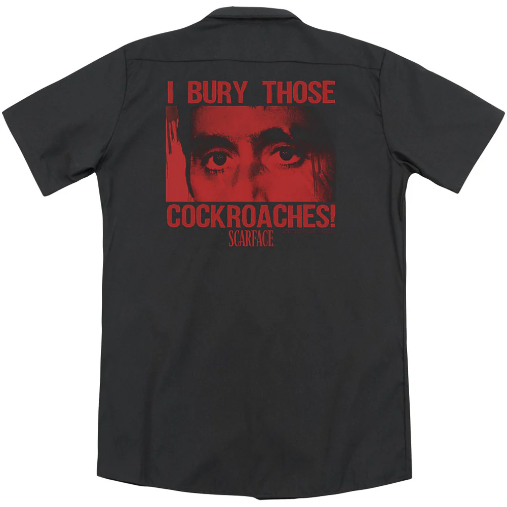 Cockroaches (Back Print) Workshirt - Image 2