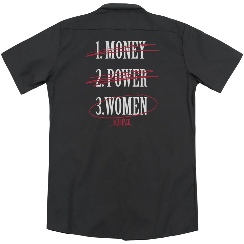Money Power Women (Back Print) Workshirt - Image 2