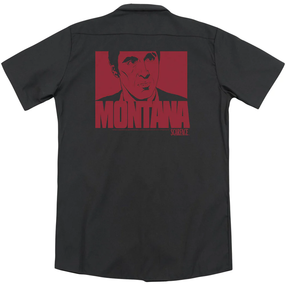 Montana Face(Back Print) Workshirt - Image 2