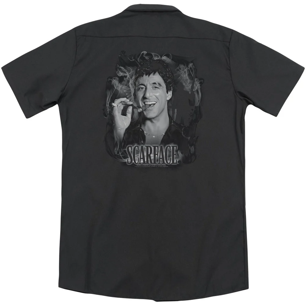 Smokey Scar (Back Print) Workshirt - Image 2