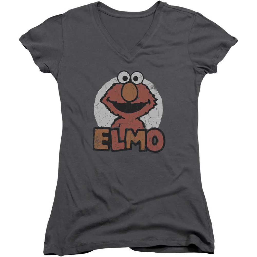 Elmo Name V-Neck Junior Top
