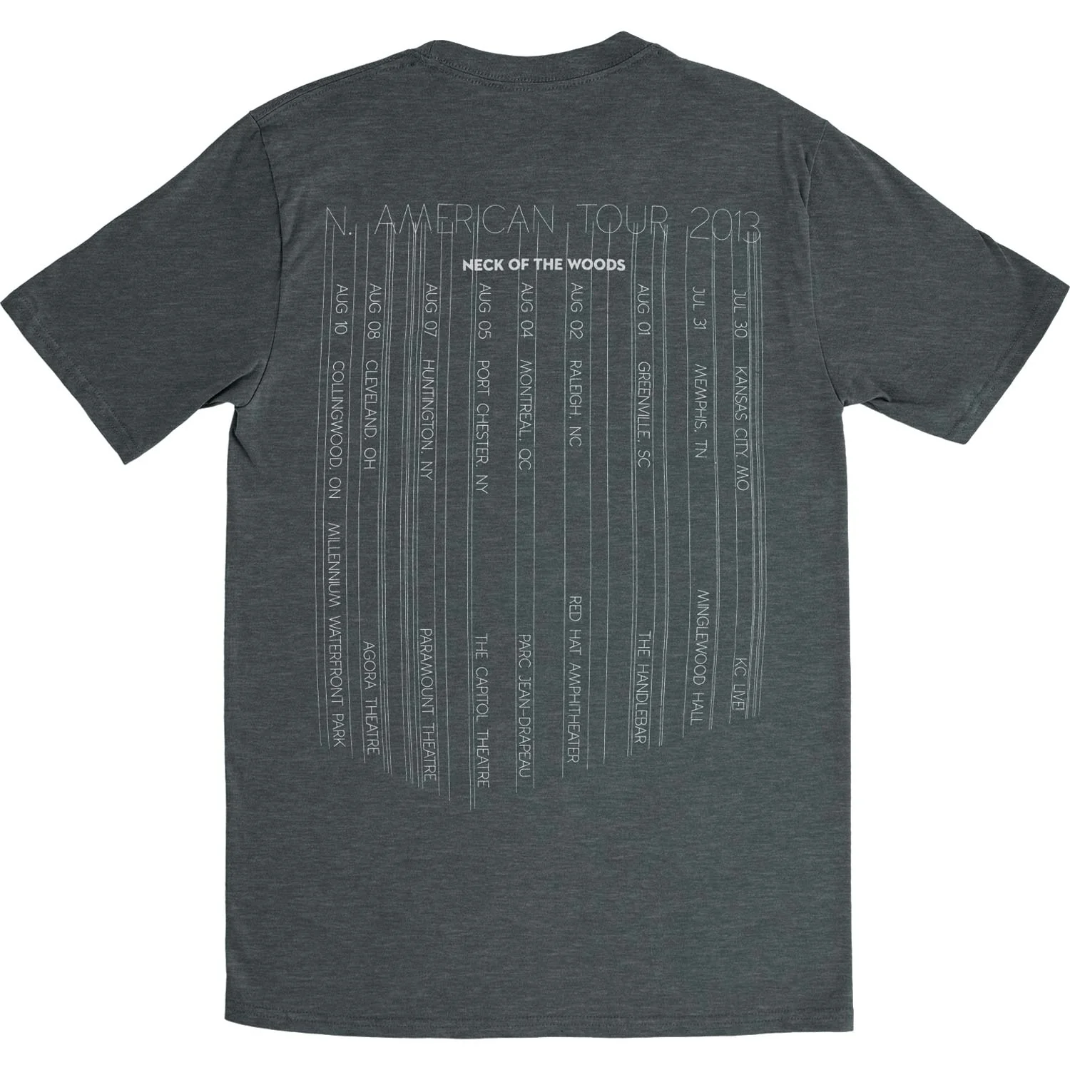 House 2013 Tour July-Oct T-shirt - Image 2