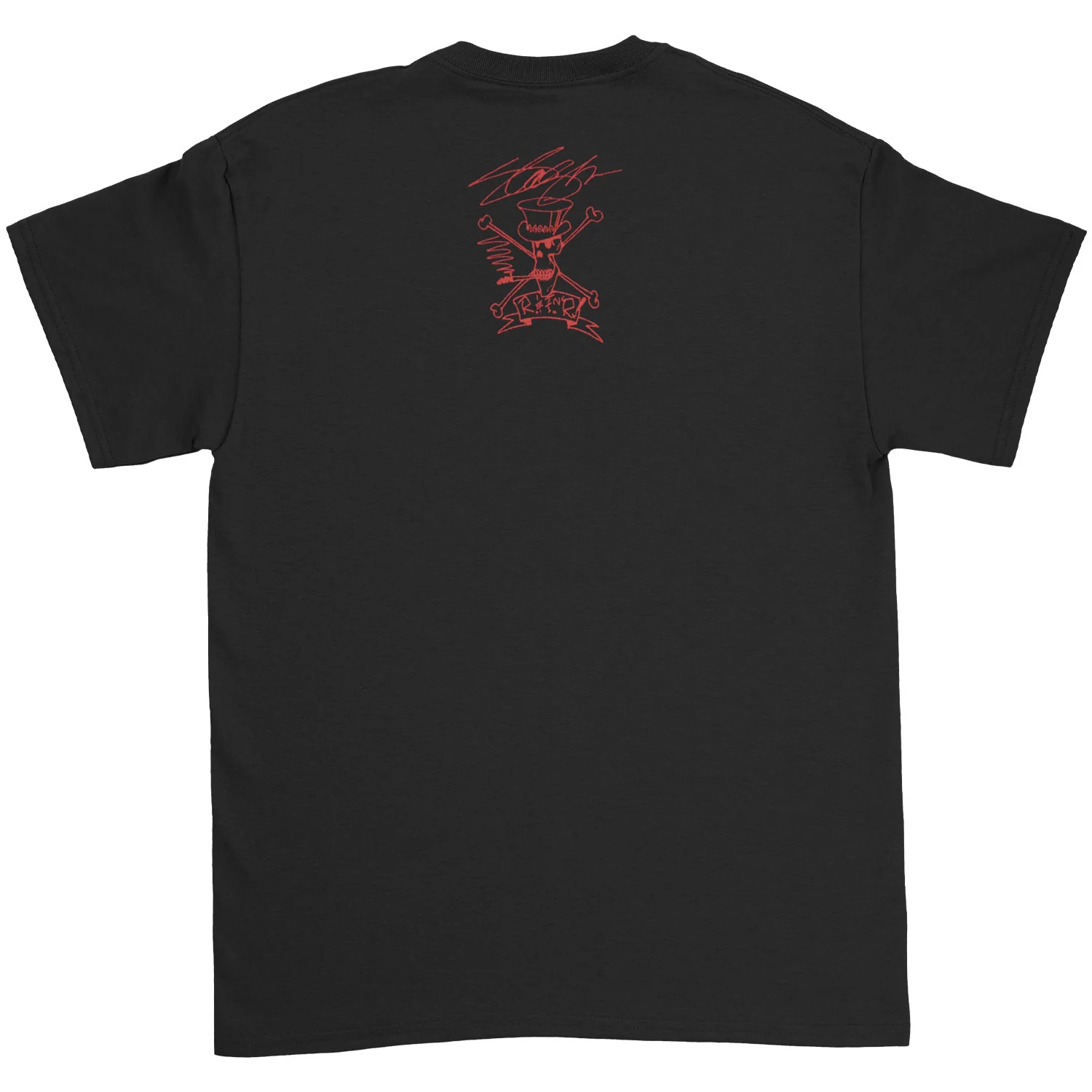 Ornate Frame With Holding Up Guitar Photo T-shirt - Image 2
