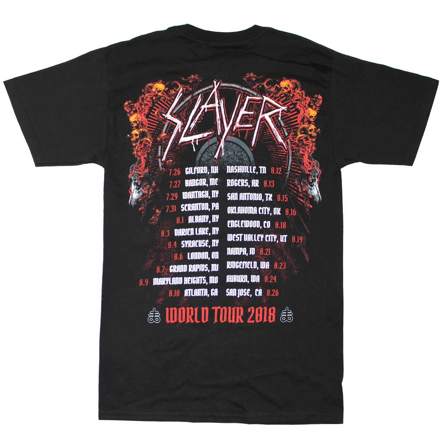 Baphomet 2018 World Tour Tee T-shirt - Image 2