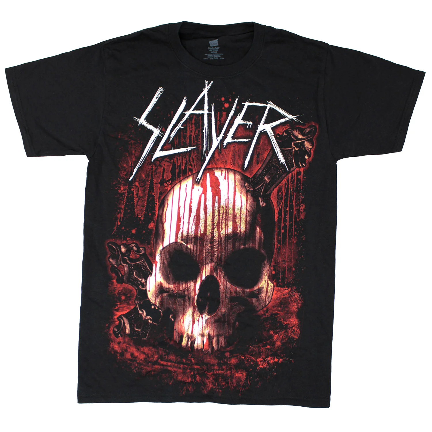 Bloody Crucifix Skull T-shirt