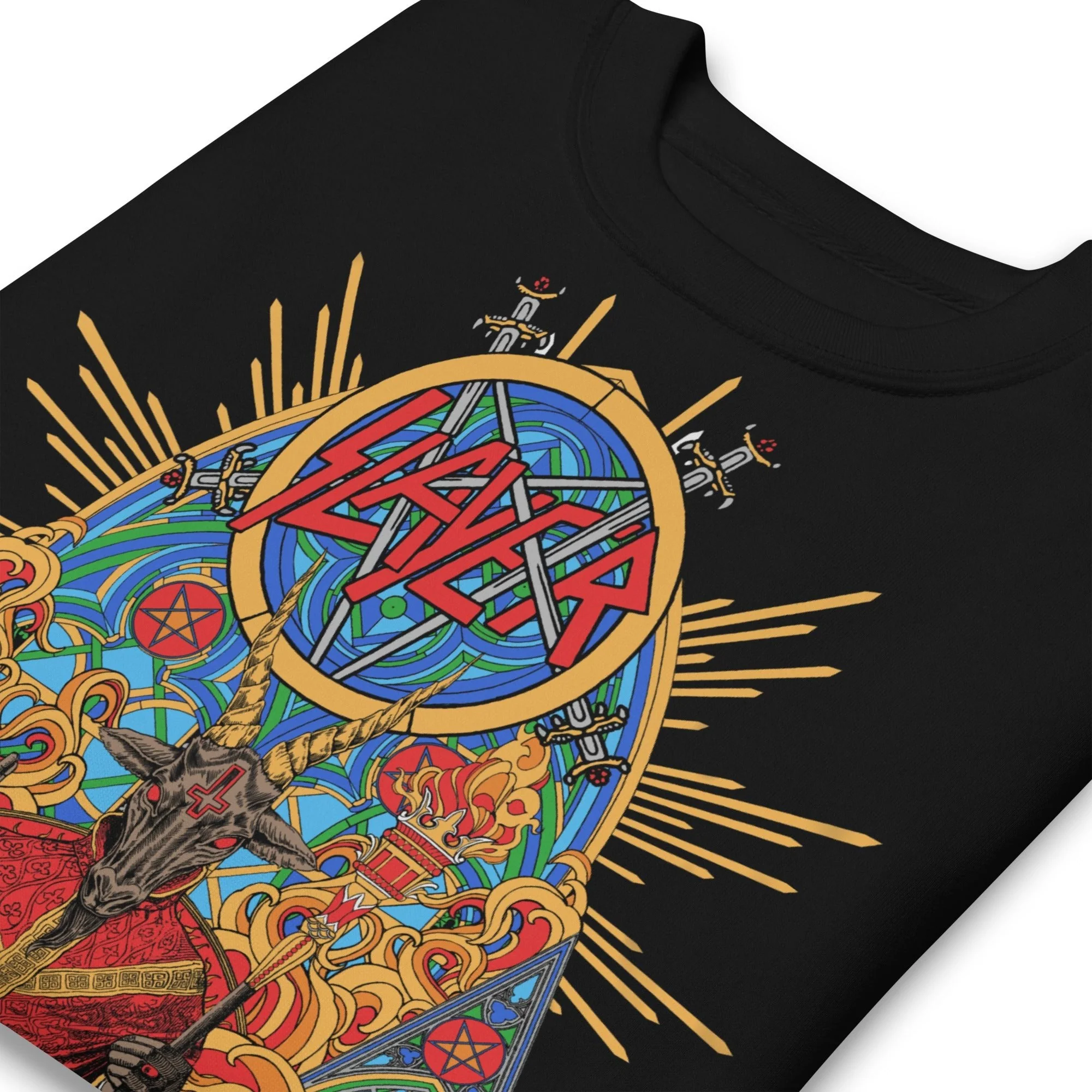 Slayer - Chapel Jumbo Print Sweatshirt - Image 2