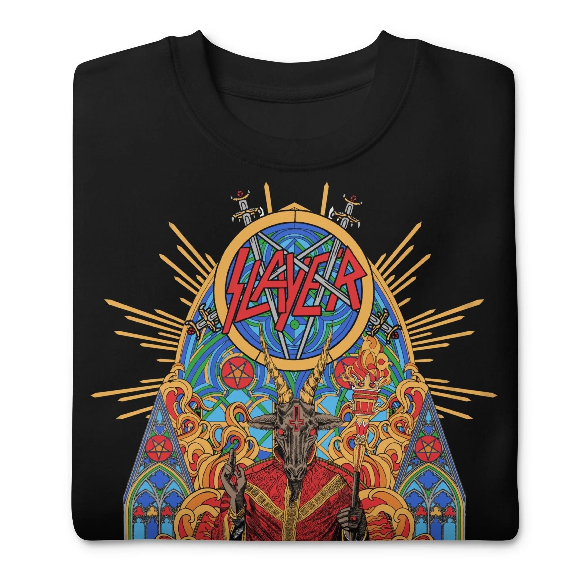 Slayer - Chapel Jumbo Print Sweatshirt - Image 3