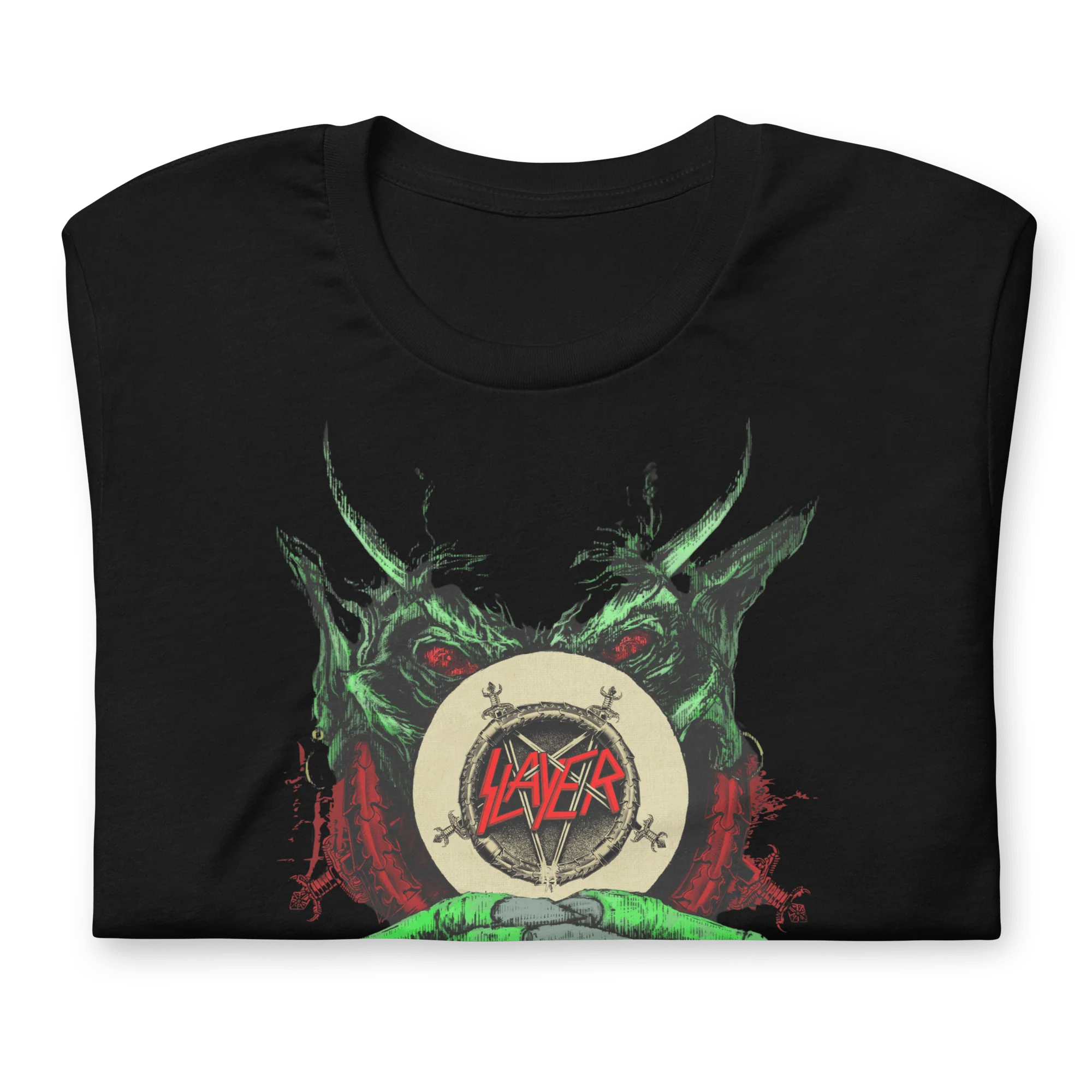 Slayer - Demon Hands Vintage Jumbo Print T-Shirt - Image 2