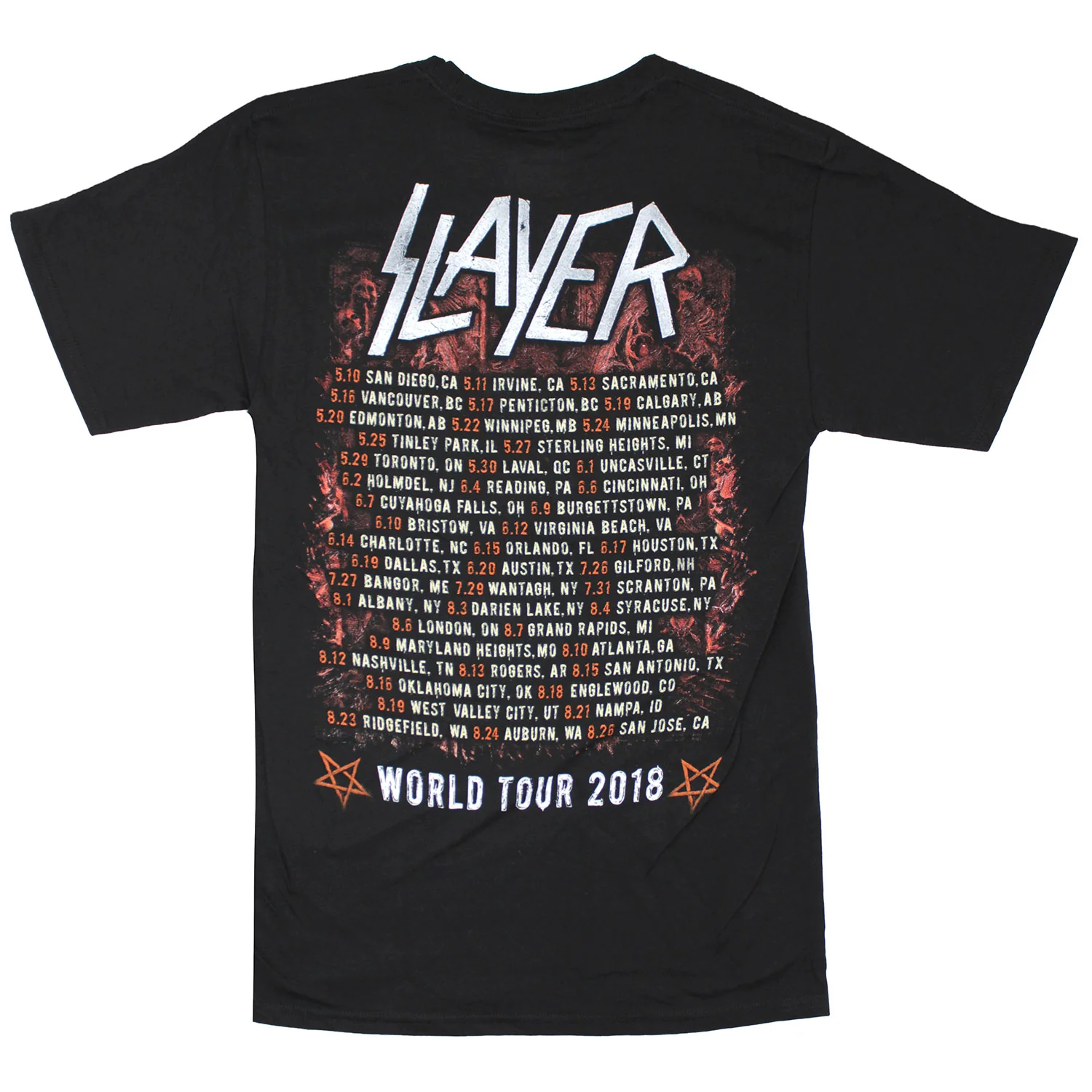 Demonic Admat 2018 Tour Tee T-shirt - Image 2