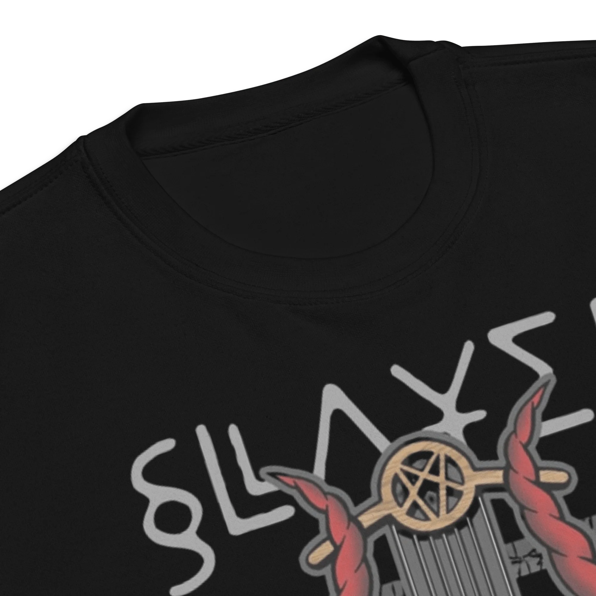 Slayer - Devil's Horns Vintage Jumbo Print Sweatshirt - Image 3