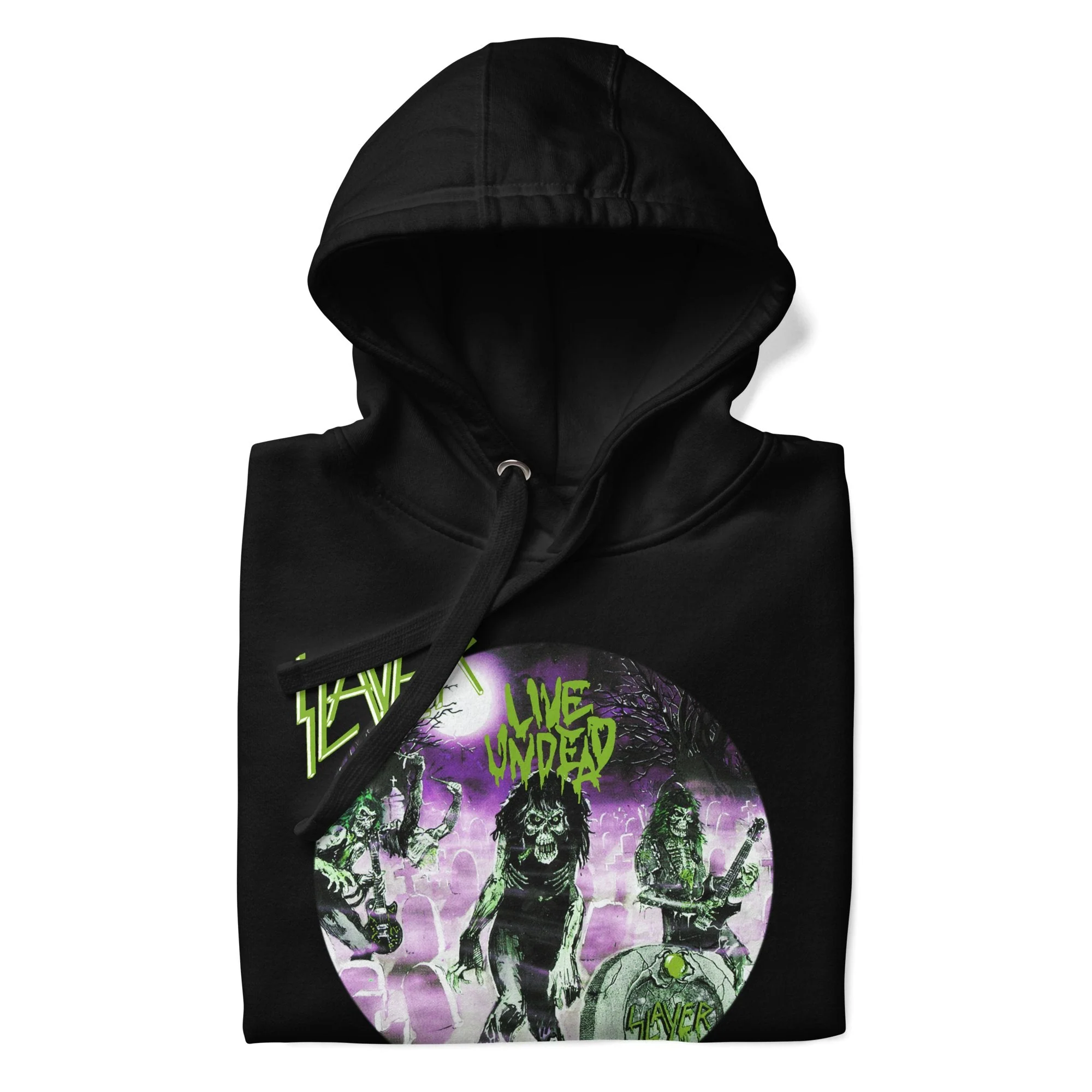 Slayer - Green Undead Classic Hoodie - Image 2