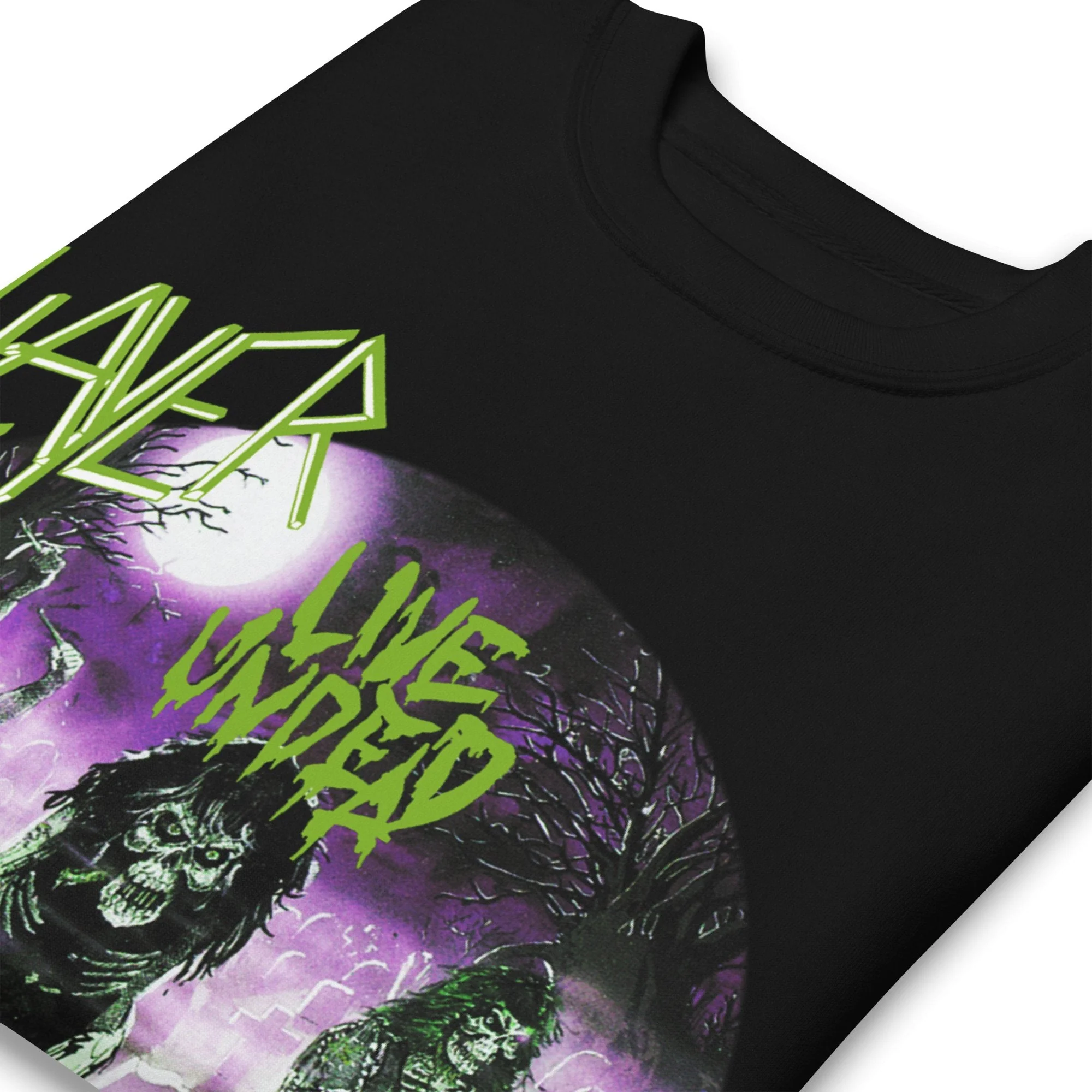 Slayer - Green Undead Jumbo Print Sweatshirt - Image 2