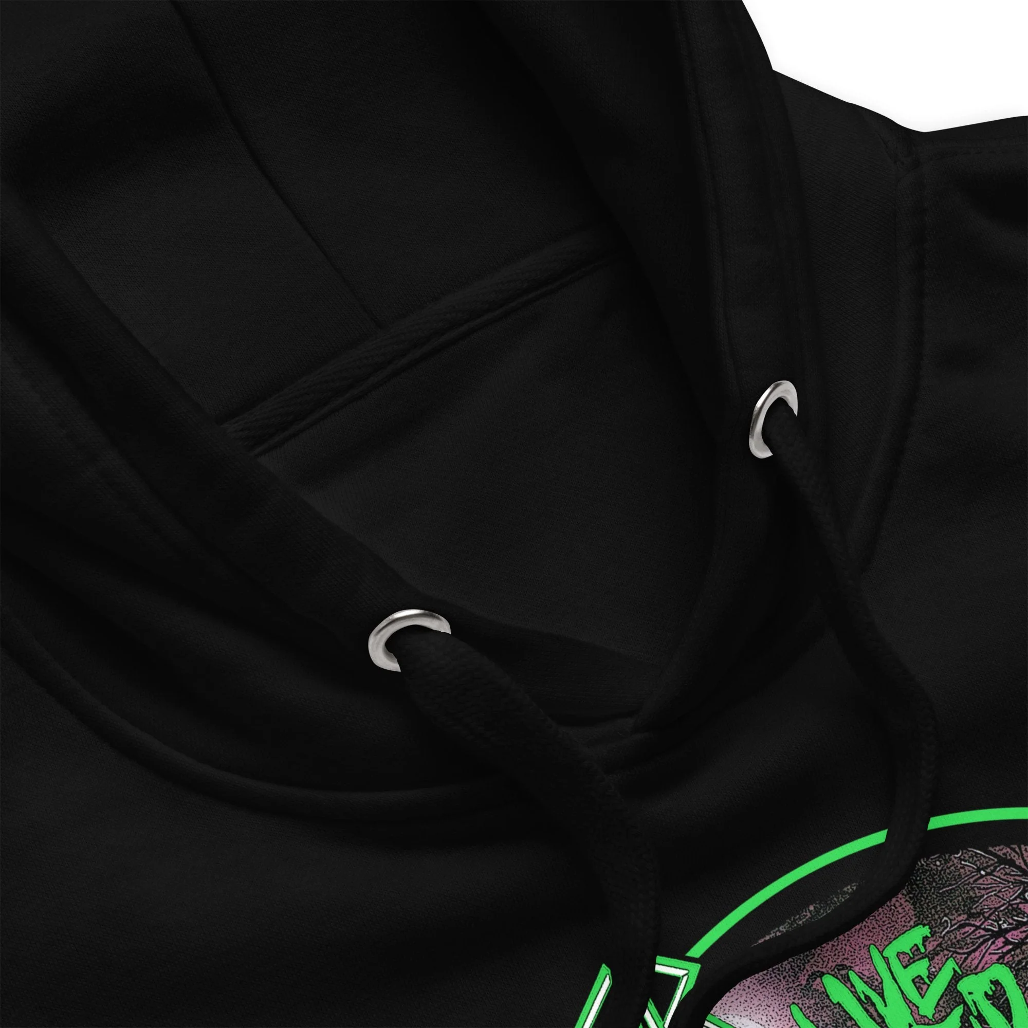 Slayer - Neon Green Undead Classic Hoodie - Image 3
