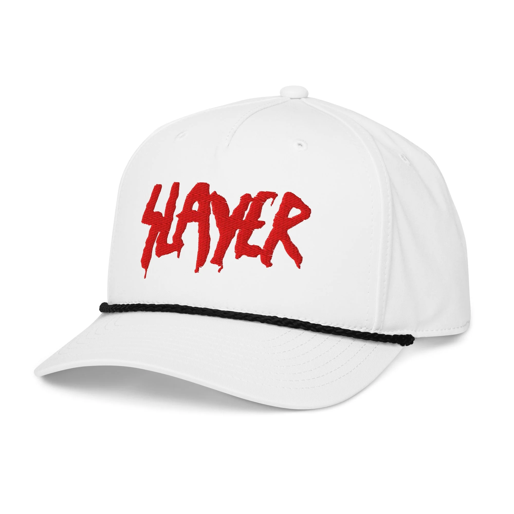 Slayer - Roped Snapback HD Embroidered Hat - Image 5