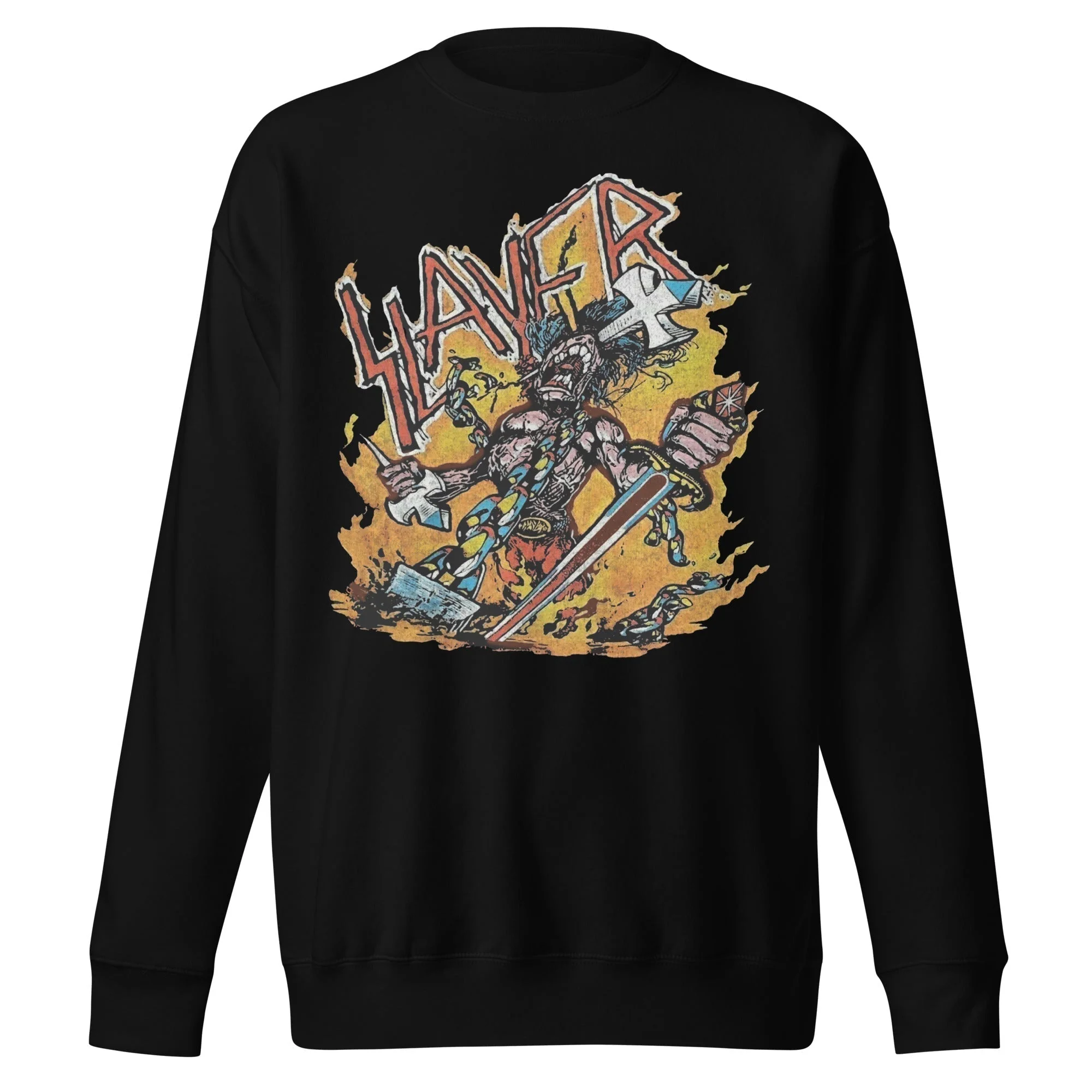 Slayer - Slain by the Sword Jumbo Print Sweatshirt