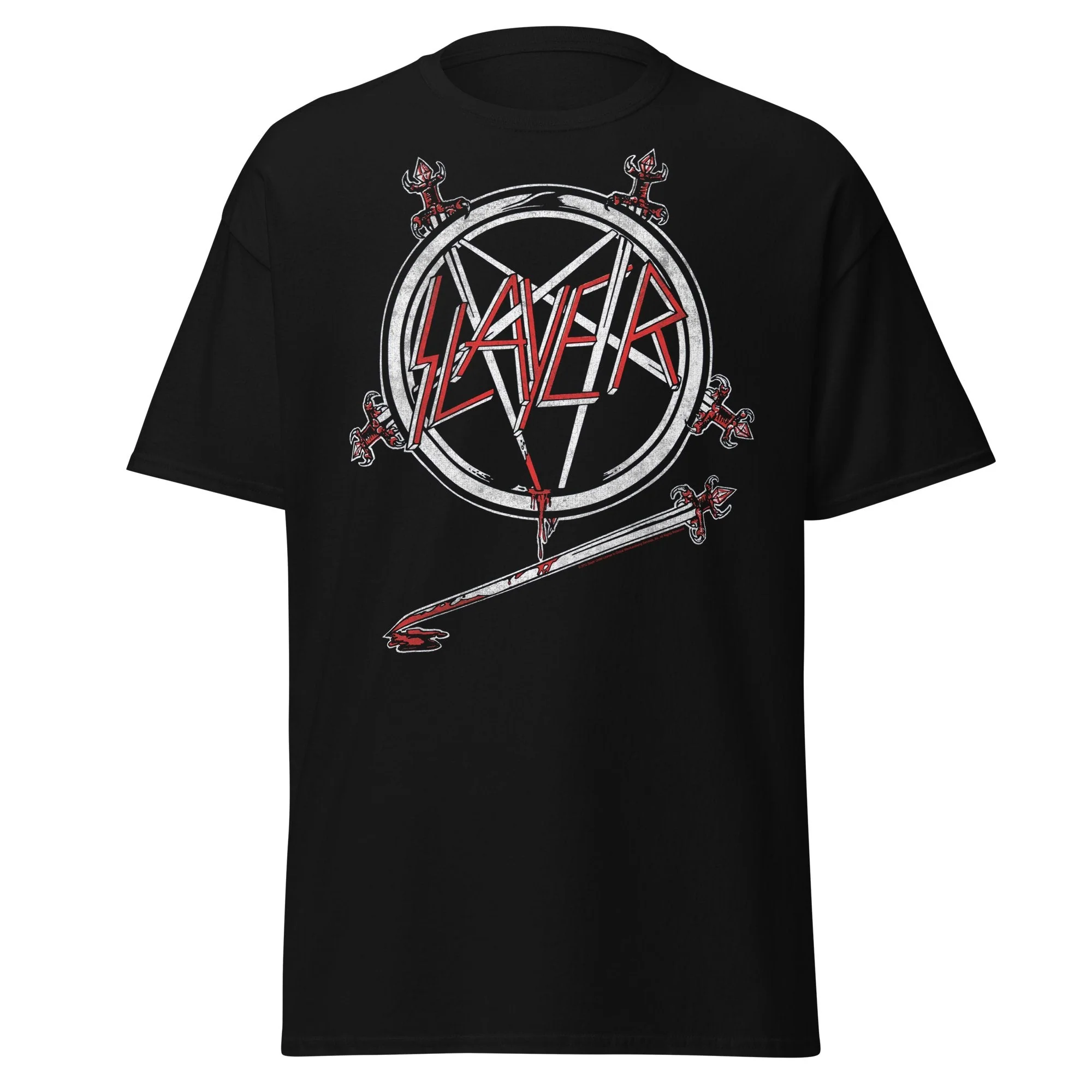 Slayer - Sword Logo Jumbo Print T-Shirt