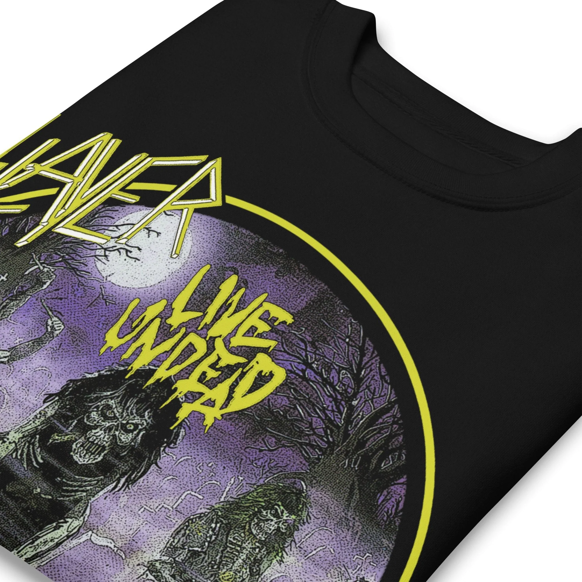 Slayer - Yellow Undead Jumbo Print Sweatshirt - Image 2