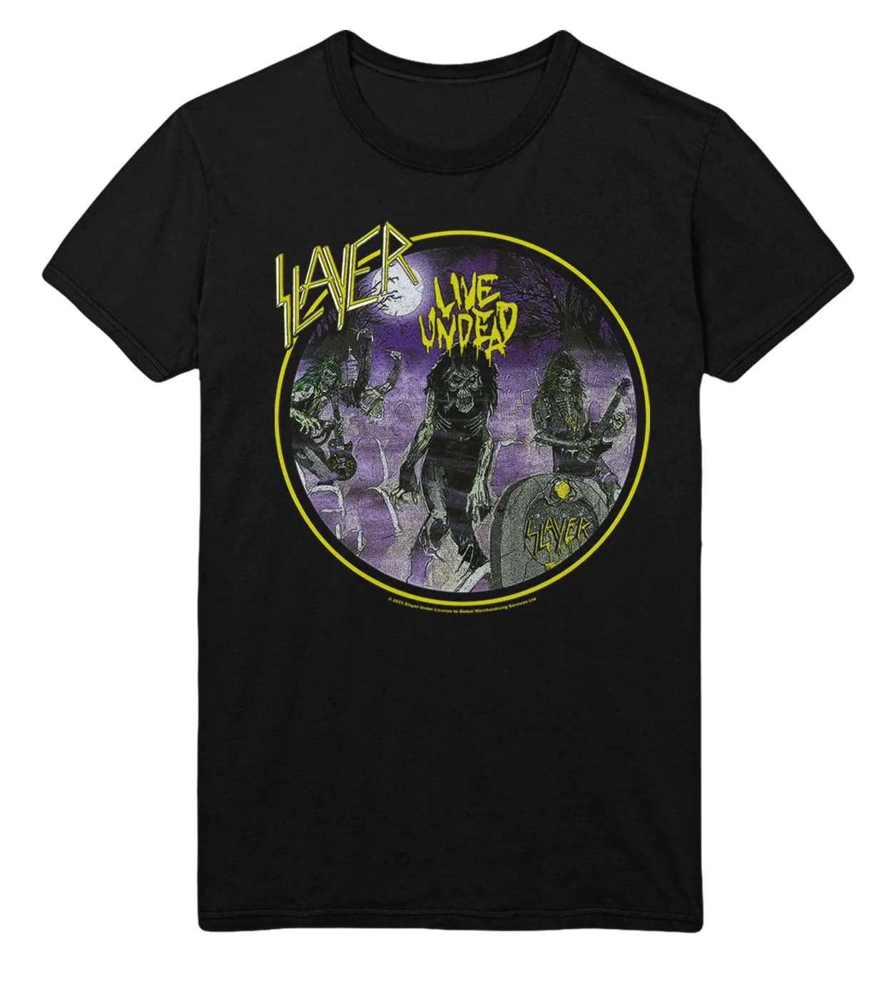 Slayer - Yellow Undead T-Shirt