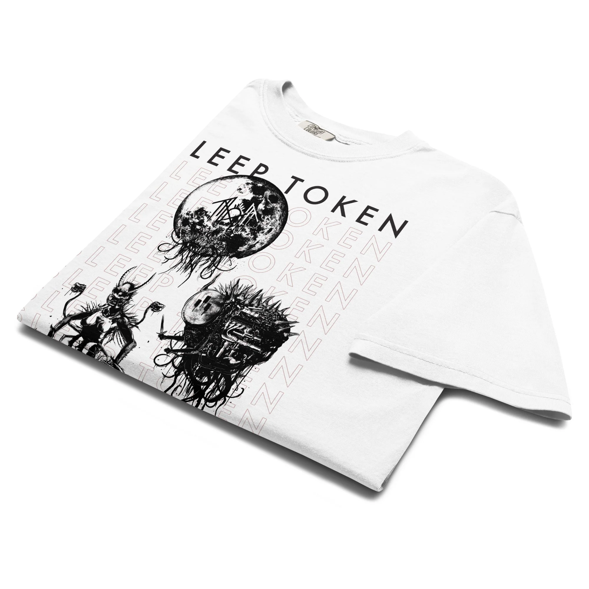 Sleep Token - Take Me Back Mineral Wash T-Shirt - Image 2