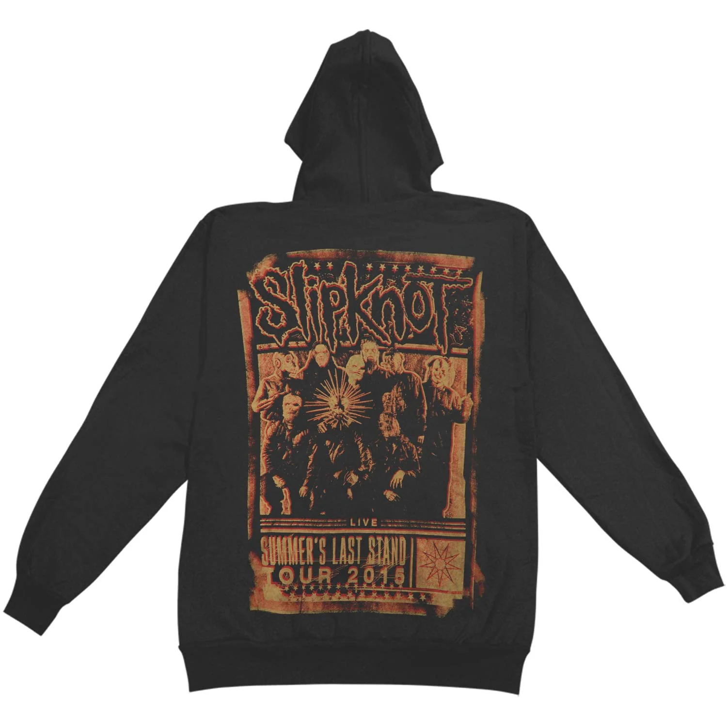 Blurred Vision 2015 Tour Zippered Hooded Sweatshirt - Image 2