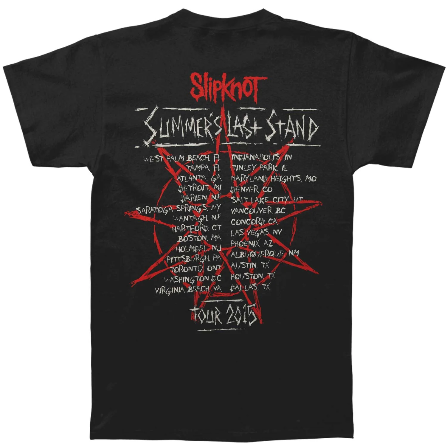 U.S. Flag 2015 North American Tour T-shirt - Image 2