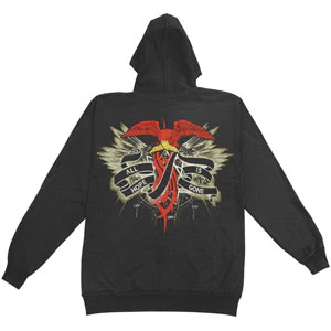 Zippered Hooded Sweatshirt - Image 2