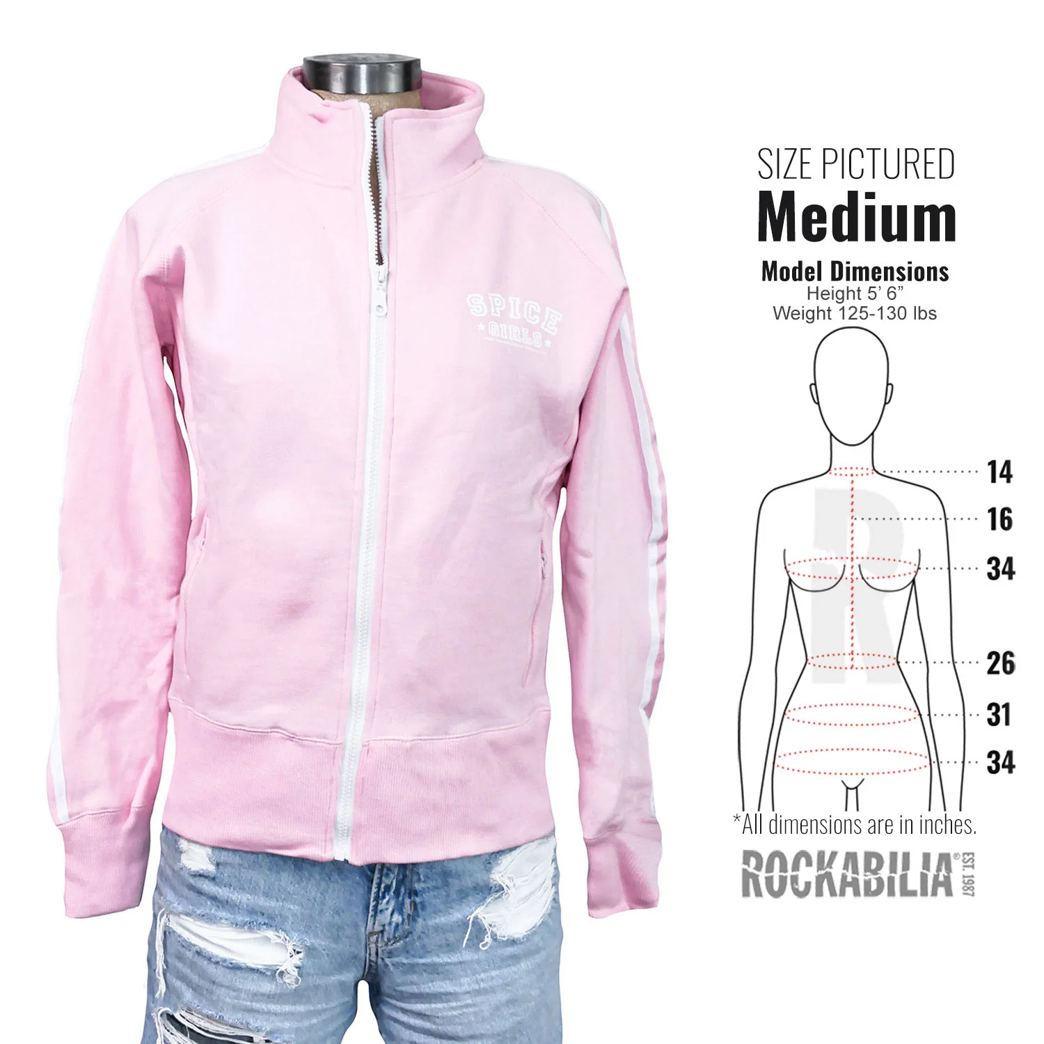 Pink Jogger Track Jacket Girls Jacket - Image 3