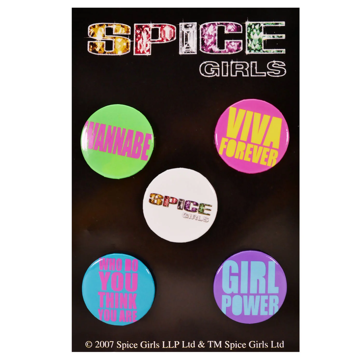 The Spice Girls Button Pack Collector Items