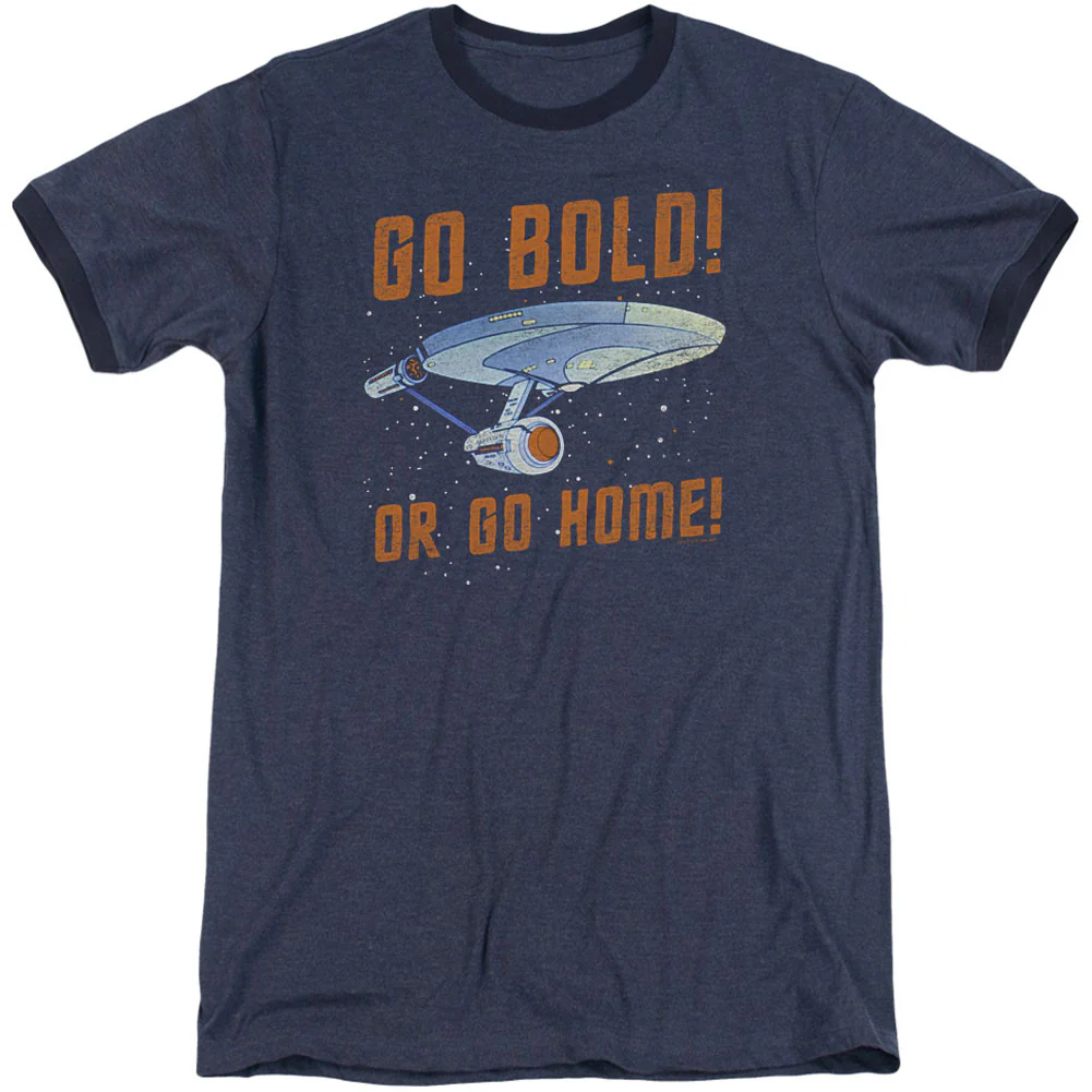 Go Bold Adult Ringer T-shirt