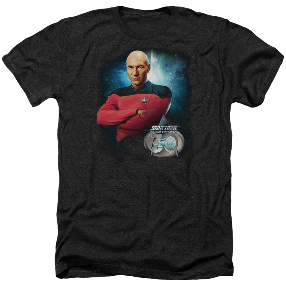Picard 30 Adult Heather 40% Poly T-shirt
