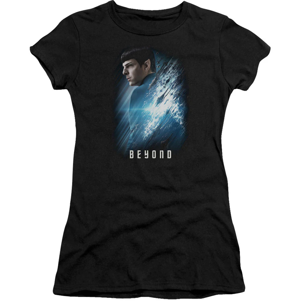 Spock Poster Cap Sleeve Junior Top