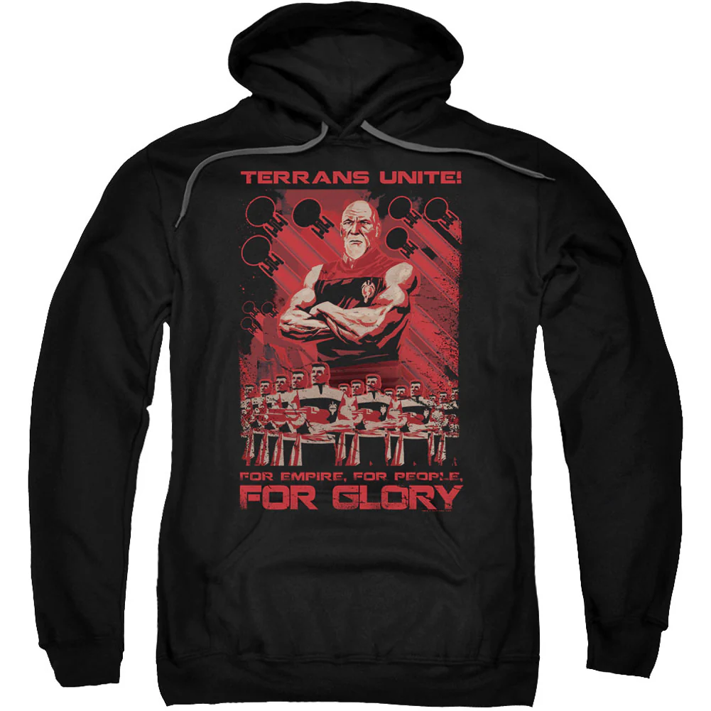 Terrans Unite Adult 25% Poly Hooded Sweatshirt