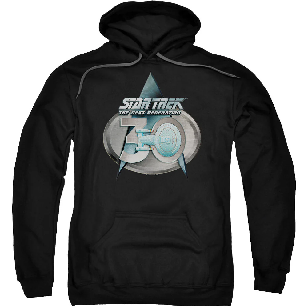 Tng 30 Logo Adult 25% Poly Hooded Sweatshirt
