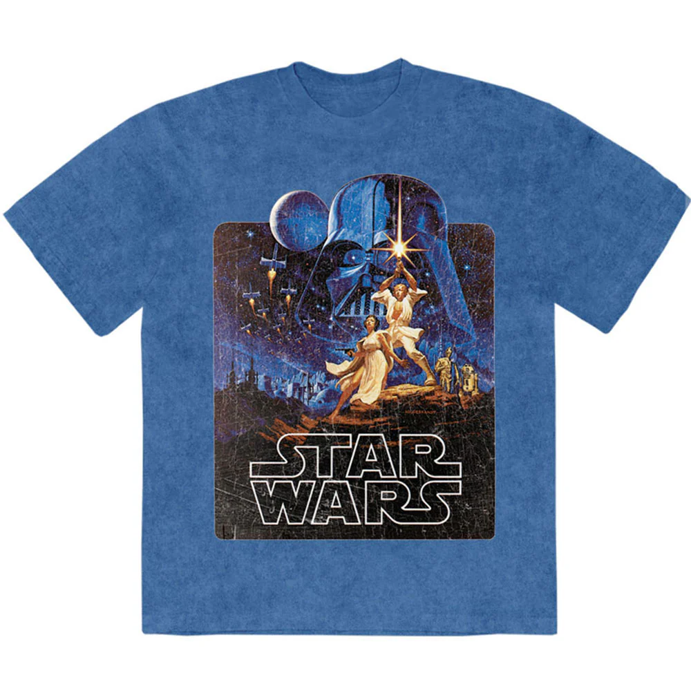 Luke & Leia Pose Stone Wash T-shirt