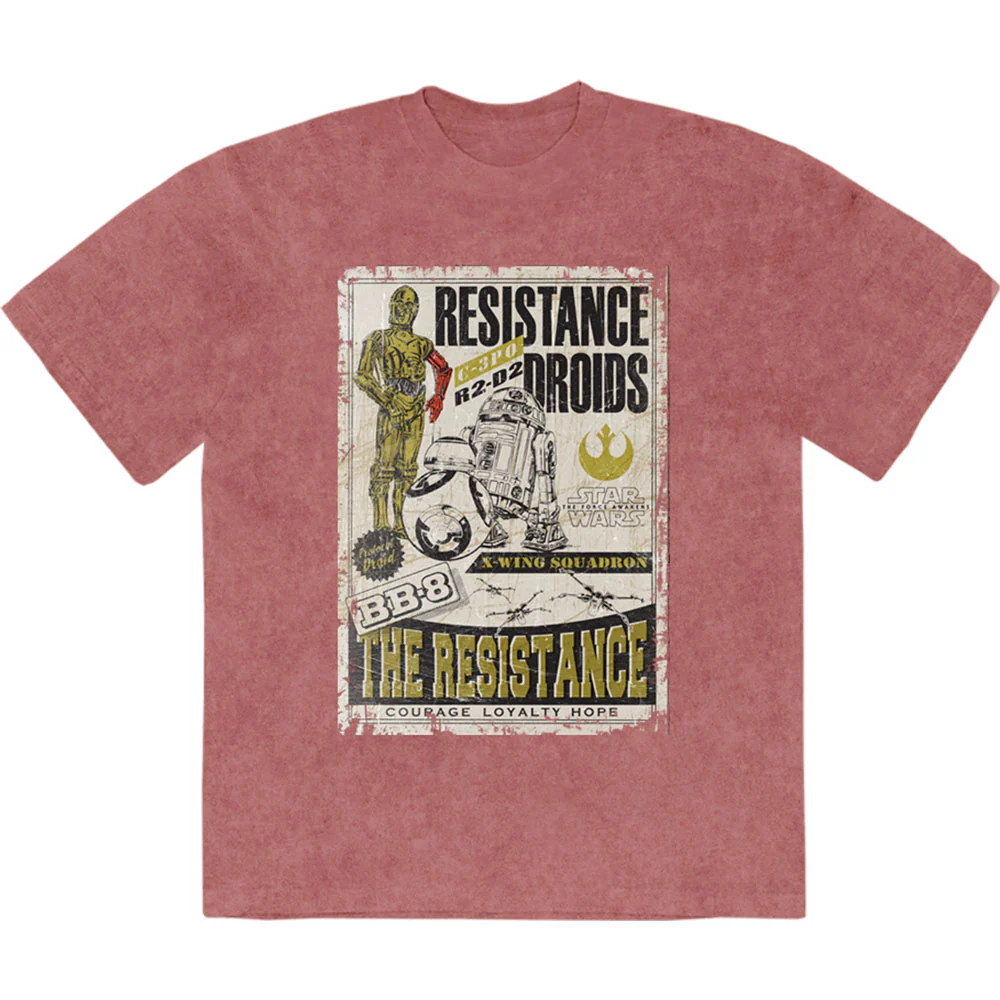 Resistance Droids Stone Wash T-shirt