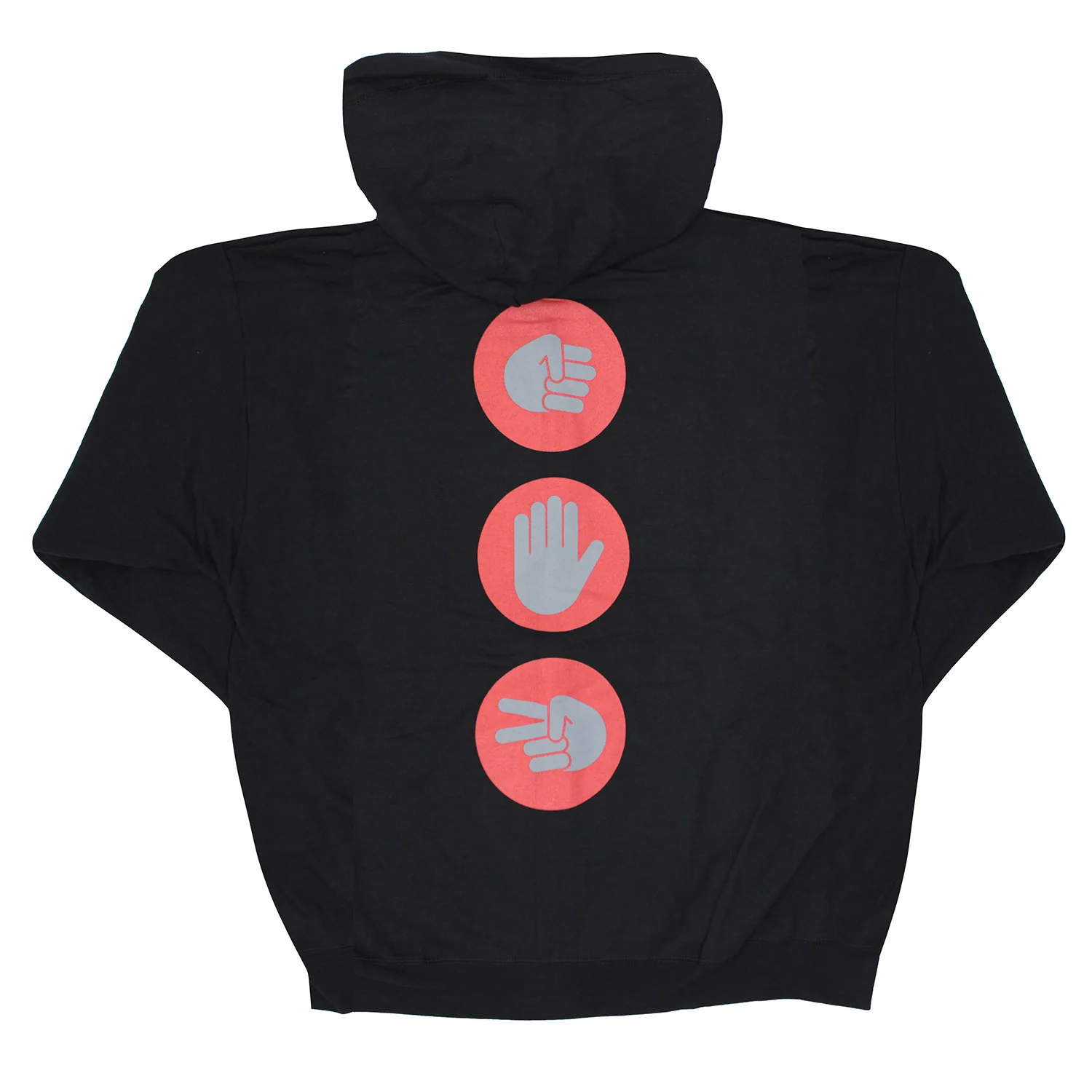 Rock | Paper | Scissors North America Tour 2016 Zippered Hooded Sweatshirt - Image 2