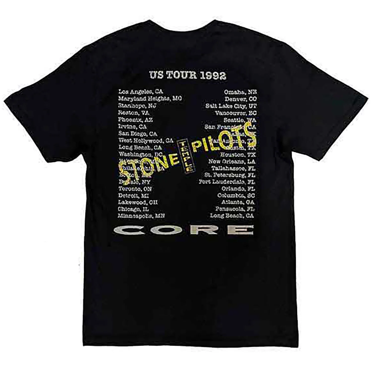 Core Us Tour '92 T-shirt - Image 2
