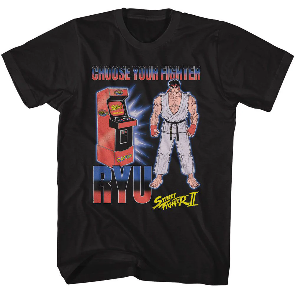 Street Fighter Arcade Ryu T-shirt
