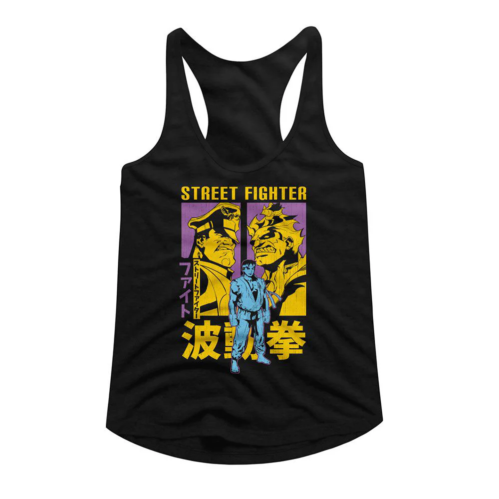 Street Fighter Ryu Akuma And M Bison Junior Top