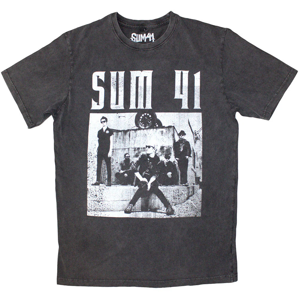 Box Photo Stone Wash T-shirt